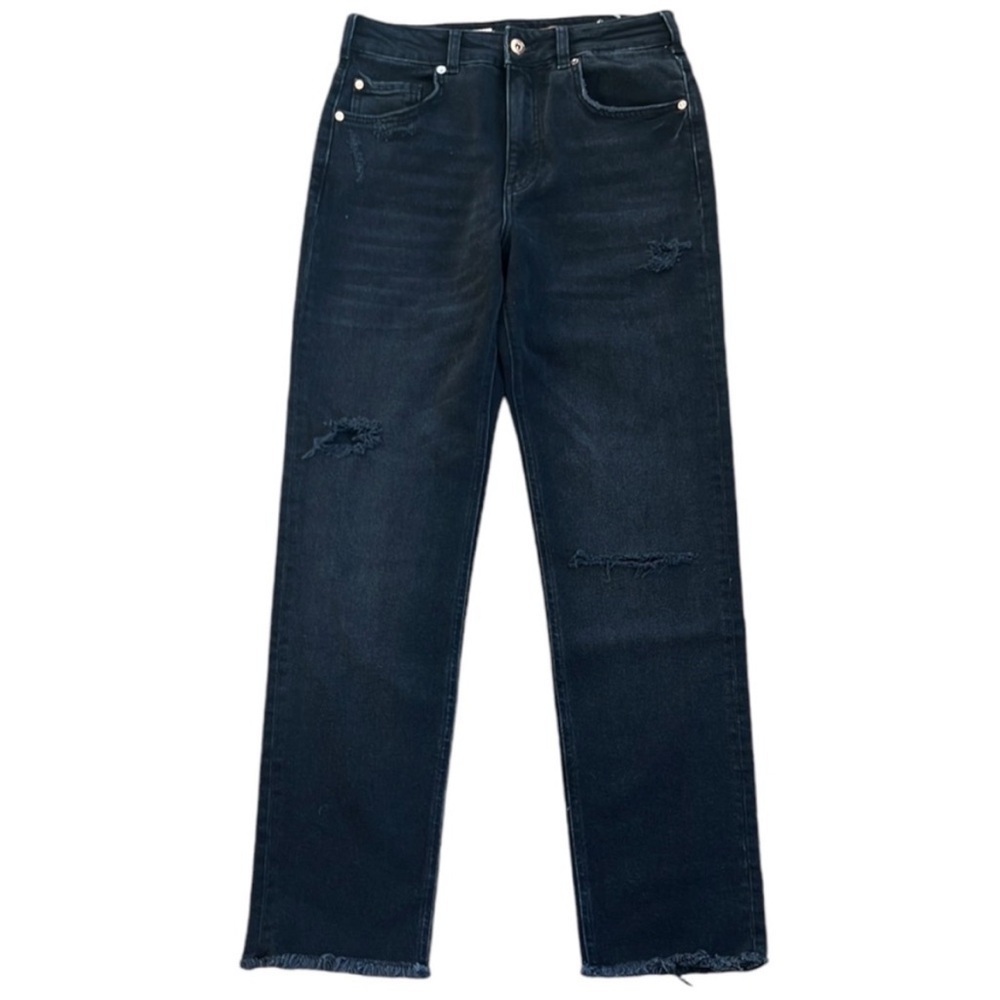 EUC Anthropologie Pilcro Vintage Straight Jeans Black Size 27